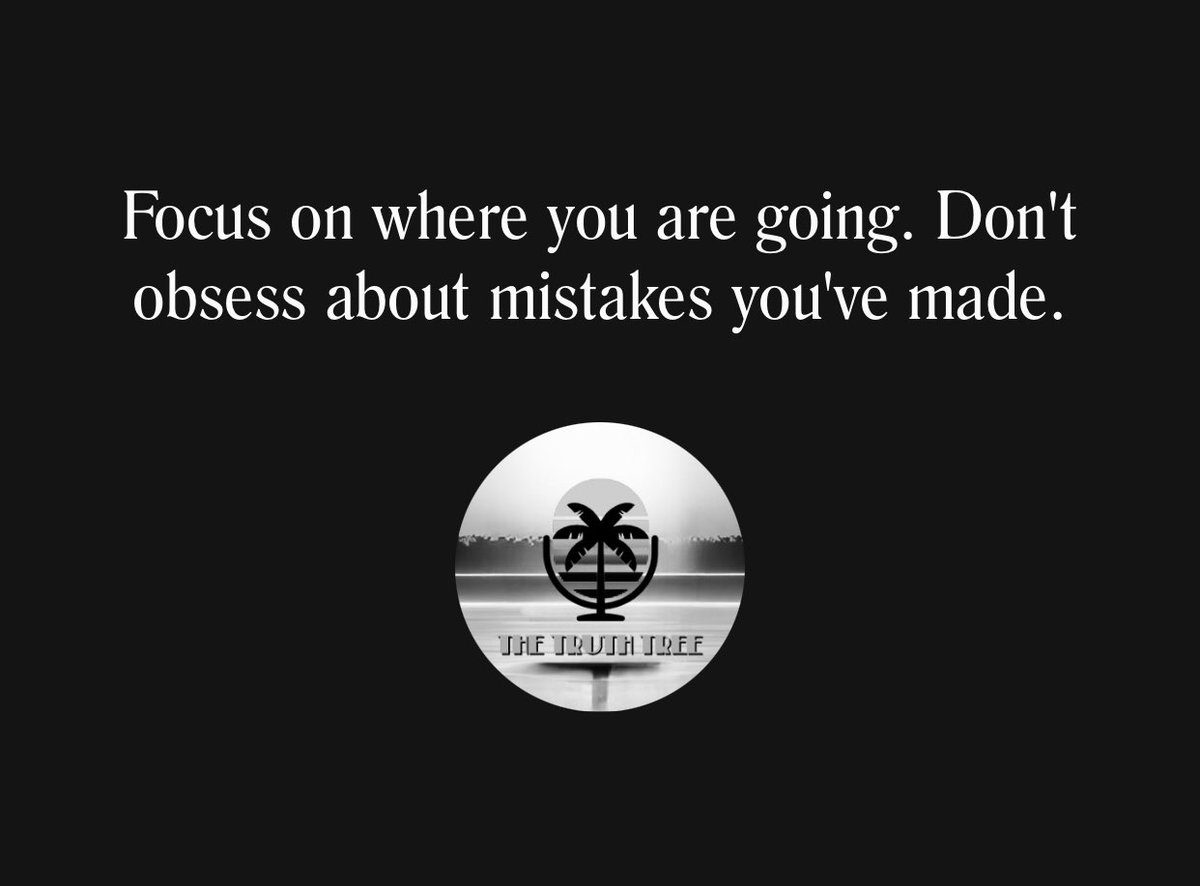 TheTruthTree22's tweet image. GM T3, and Happy Sunday ❤️!!

We have all obsessed over things we cannot change. Even if we could change it, we don’t need to do so. Mistakes often carry us to the next lesson IF we are willing to learn from them. 

If not, that’s where you start obsessing 🌴 #thetruthtree