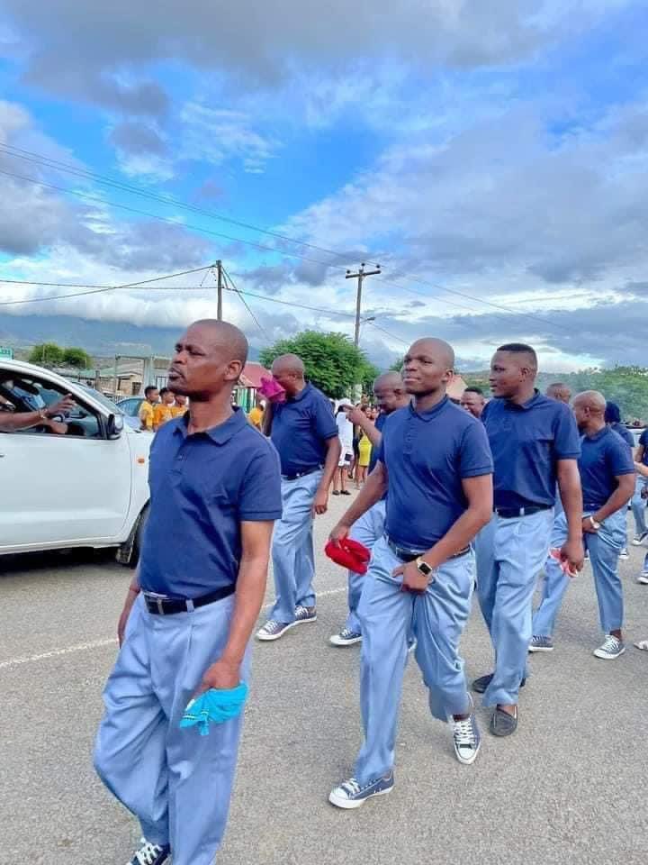 Every Christmas Eve, the community of eMsinga Village in KZN, come together to celebrate the safe return of Breadwinners. The ceremony is known as iHlamvu and they parade the streets wearing brand new matching clothes and shoes.