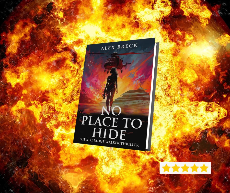 Overjoyed to see the first reviews coming in for No Place To Hide, my new Ridge Walker adventure thriller! 'OK wow. It is difficult to get a 5 star review out of me, but this one did it.' Read it today! amzn.to/3TstAAI #indieauthor #mustreadbooks #amazonbooks