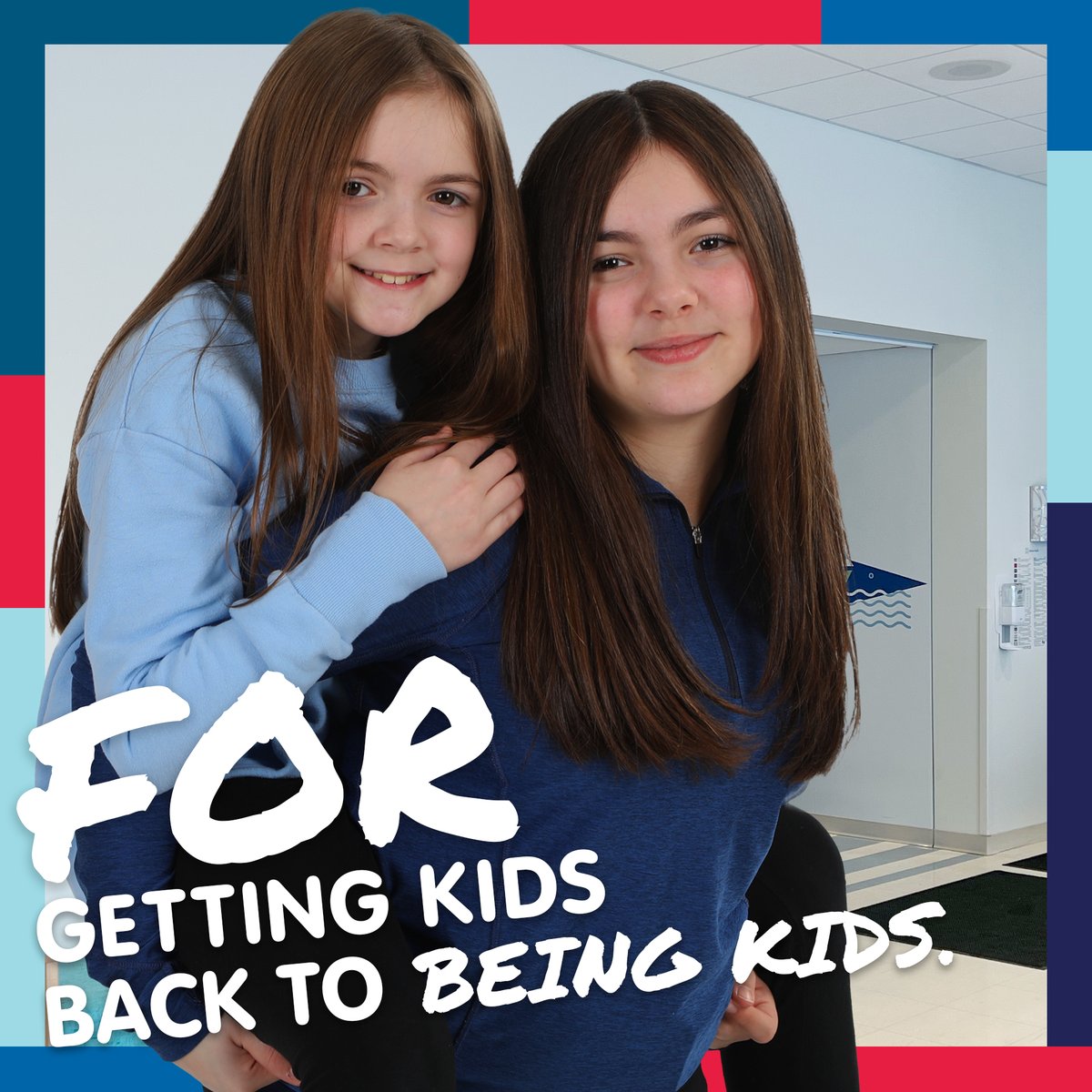 OCH was there for Champion Kids Tessa & Samantha, helping them get back to doing the things they love. Be part of the all-star team getting kids in our community back to being kids - ochbuffalo.org/foundation/don…