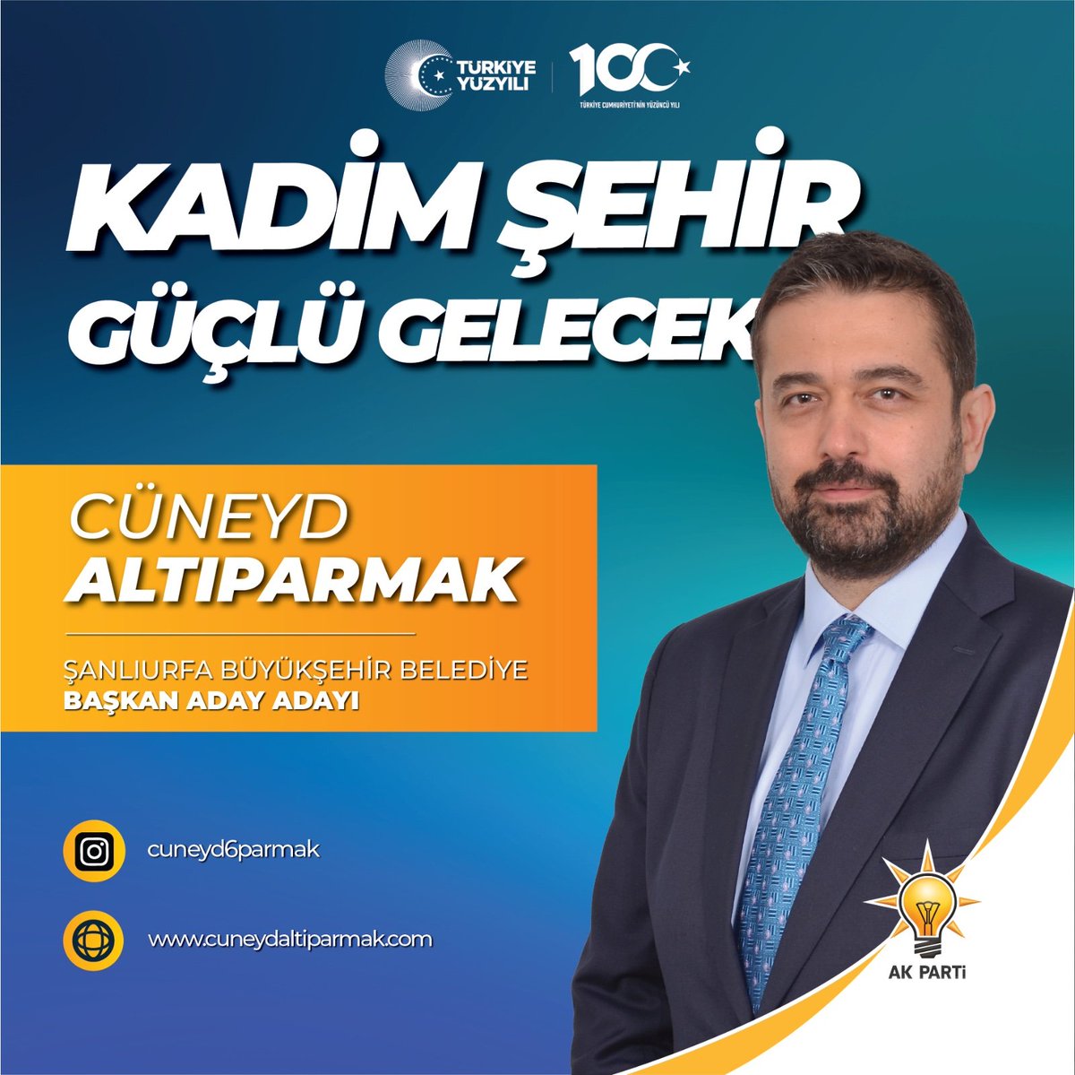 Değerli Dostlar; 
2024 yerel seçimleri için Ata toprağım, memleketim ve yurdum Şanlıurfa’dan Büyükşehir Belediye Başkanlığı adaylığı için başvurumu yaptığımı ve yeni bir yola çıkmaya karar verdiğimi sizlere duyurmak istiyorum.

Yola çıkarken;
Vatandaşımızın karar verme