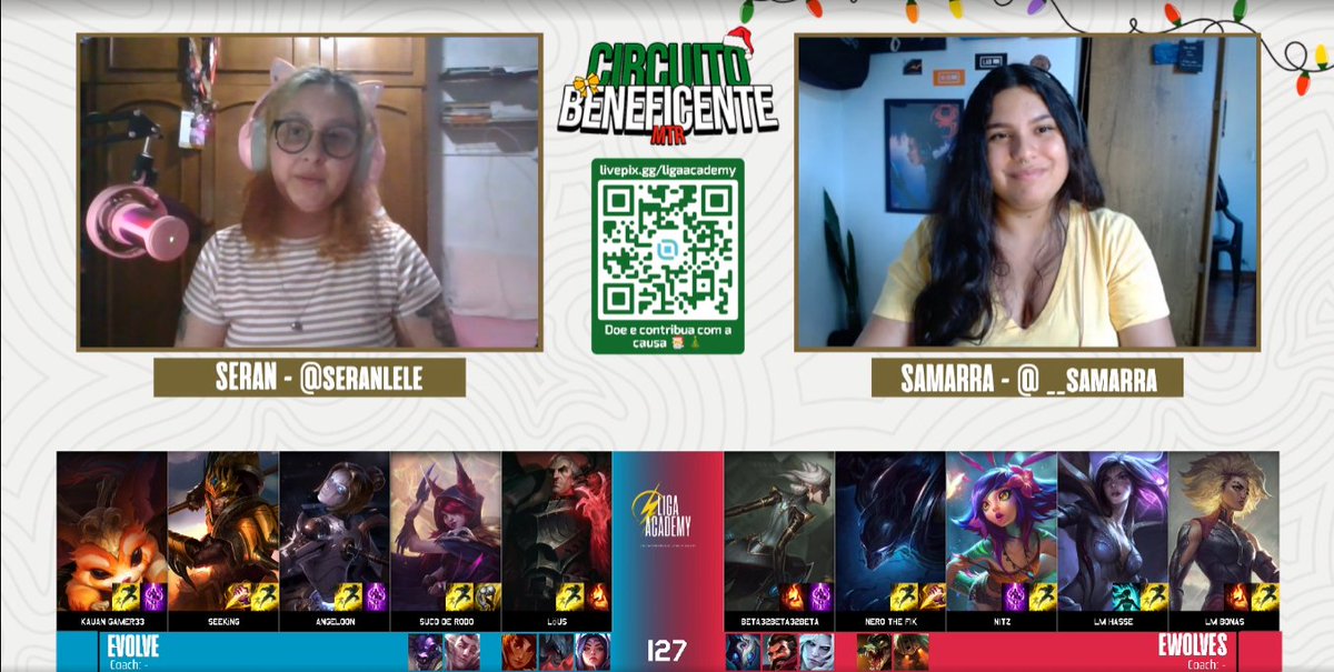 MTRGamingBR's tweet photo. JOGO 1 DA FINAL DRAFTADO

Quem deu gap? @EvolveAcademyGG ou @Ewolvesgg? Bora assistir que esse game é IMPERDÍVEL

📺 https://t.co/UzaSUyGBAu

🎙 @SeranLele @__Samarra