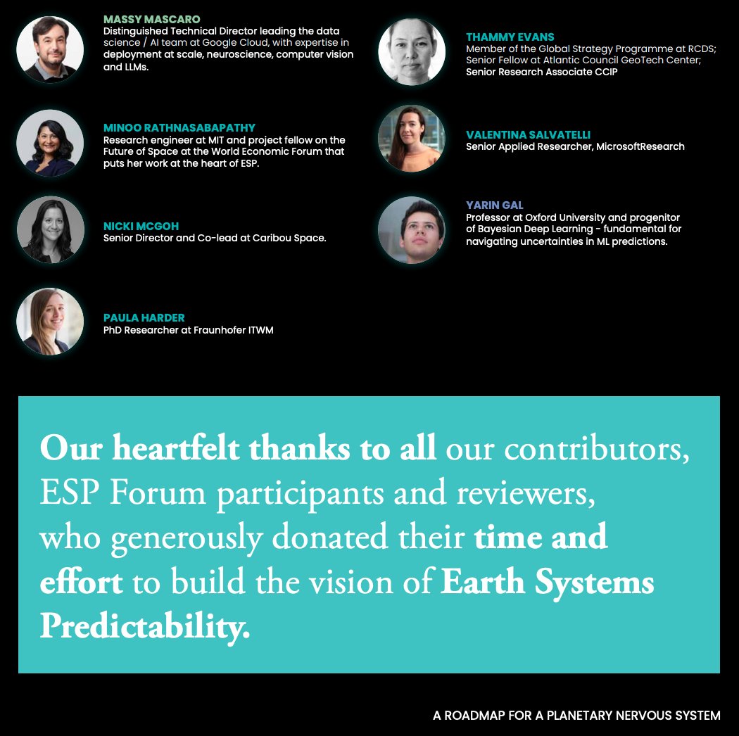 So pleased to be among amazing contributors to @trillium_tech's Earth Systems Predictability report just out, looking into how #ArtificialIntelligence in earth observations & the possibility of an #EarthDigitalTwin can be our co-pilot for #PlanetaryStewardship. Access report 👇