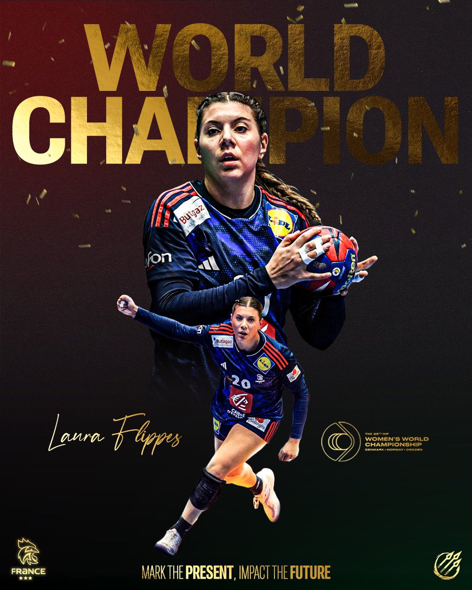 Félicitations à @laura_flippes et à l’Equipe de France de Handball pour leur titre de Championnes du Monde 🔥🔥🇫🇷🇫🇷👏👏

#MarkThePresent #ImpactTheFuture #Handball #LF20 #Sport #Athlete #Women #RoleModel #WorldChamp #LF20 #Winner