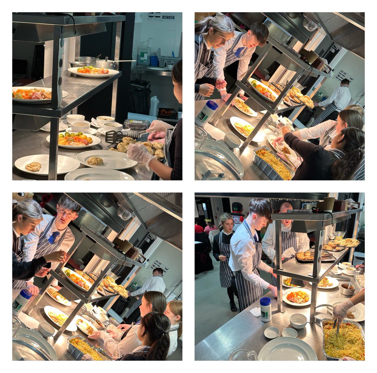 Friday spent with the S5/6 Foundation Modern apprenticeship Hospitality class🧑🏻‍🍳👩🏼‍🍳

The class absolutely smashed their Xmas lunch service to paying customers &amp; worked amazingly together as a team🌲🥟🍲💪

Well done all👏🏻

<a href="/CN_HS/">Cardinal Newman HS</a>