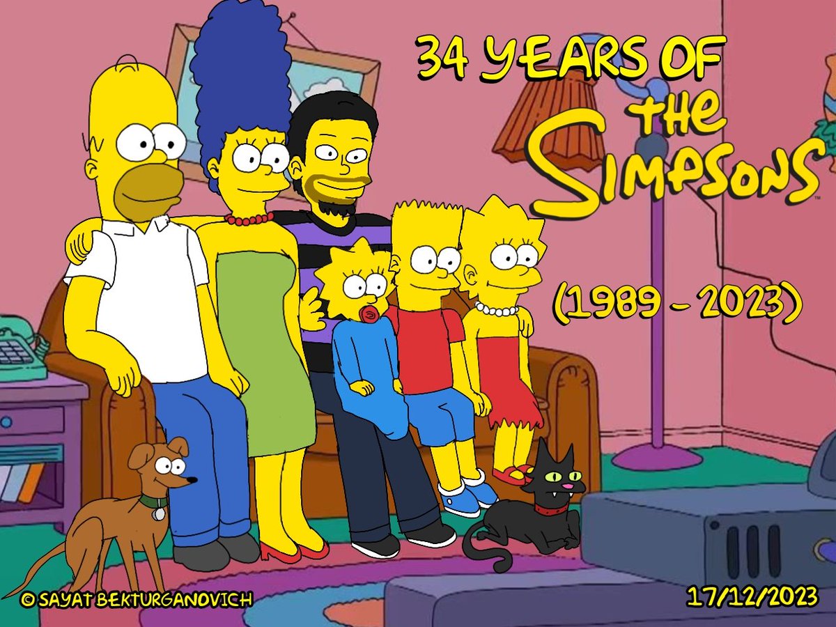 34 years of 'The Simpsons'!

#fox #20thcenturyfox #graciefilms #TheSimpsons #thesimpsonsstyle #thesimpsonsfanart #thesimpsonscouchgag #bartsimpson #margesimpson #homersimpson #lisasimpson #maggiesimpson #art #artist #digital #digitalart #digitalartist #myart #myartist #couchgag