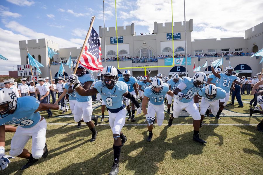 #AGTG After a great conversation with @coachdannylewis I am blessed to receive a PWO from @CitadelFootball ! This would not be possible without God, my family,coaches,teammates, and trainers. @LouatTheState @RivalsWardlaw @GatlinburgBowl @Fairfield_Elite @WinnFootball @PBrig3