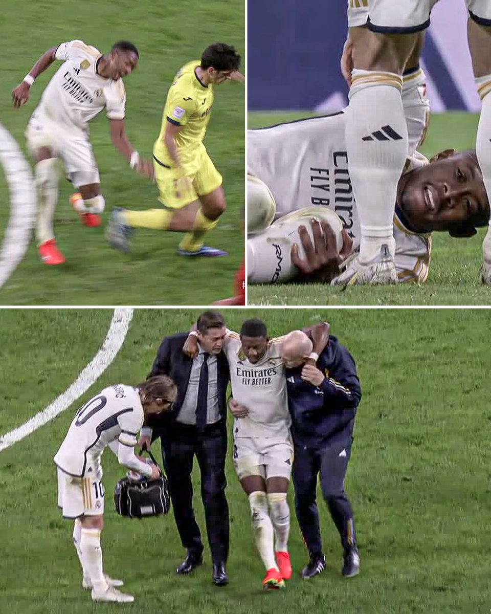 David Alaba had to come off after suffering a knee injury 💔