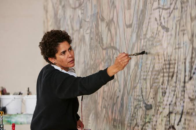 The beginning.
Coloring the journey at Dan Energy. 
 Deep inside of her there is a hidden potential that will be released in the future like @JulieMehretu