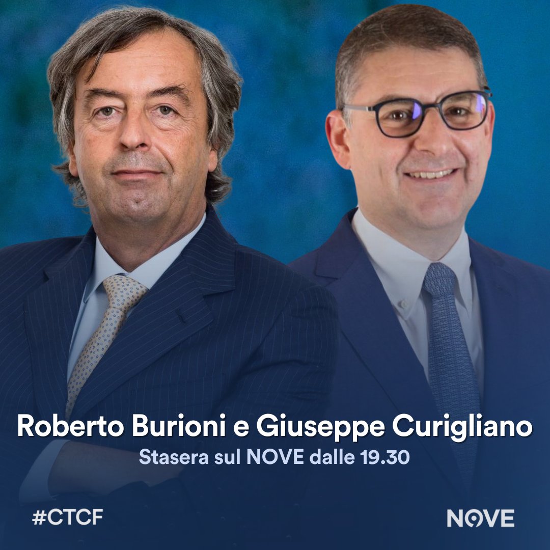 Per l'ultima puntata del 2023 di #CTCF sul <a href="/nove/">NOVE</a>, nel consueto spazio dedicato alla scienza, avremo con noi <a href="/RobertoBurioni/">Roberto Burioni</a>, professore Ordinario di Microbiologia e Virologia all’Università Vita-Salute San Raffaele e Giuseppe Curigliano, direttore della Divisione di Sviluppo di