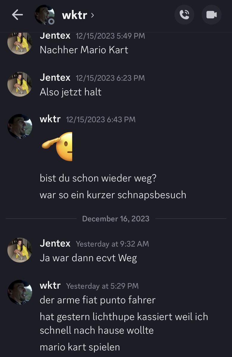 🎄 TeamHoly Adventskalender - Türchen #17🎄

Wiktor belästigt andere Teilnehmer auf dem Straßenverkehr: