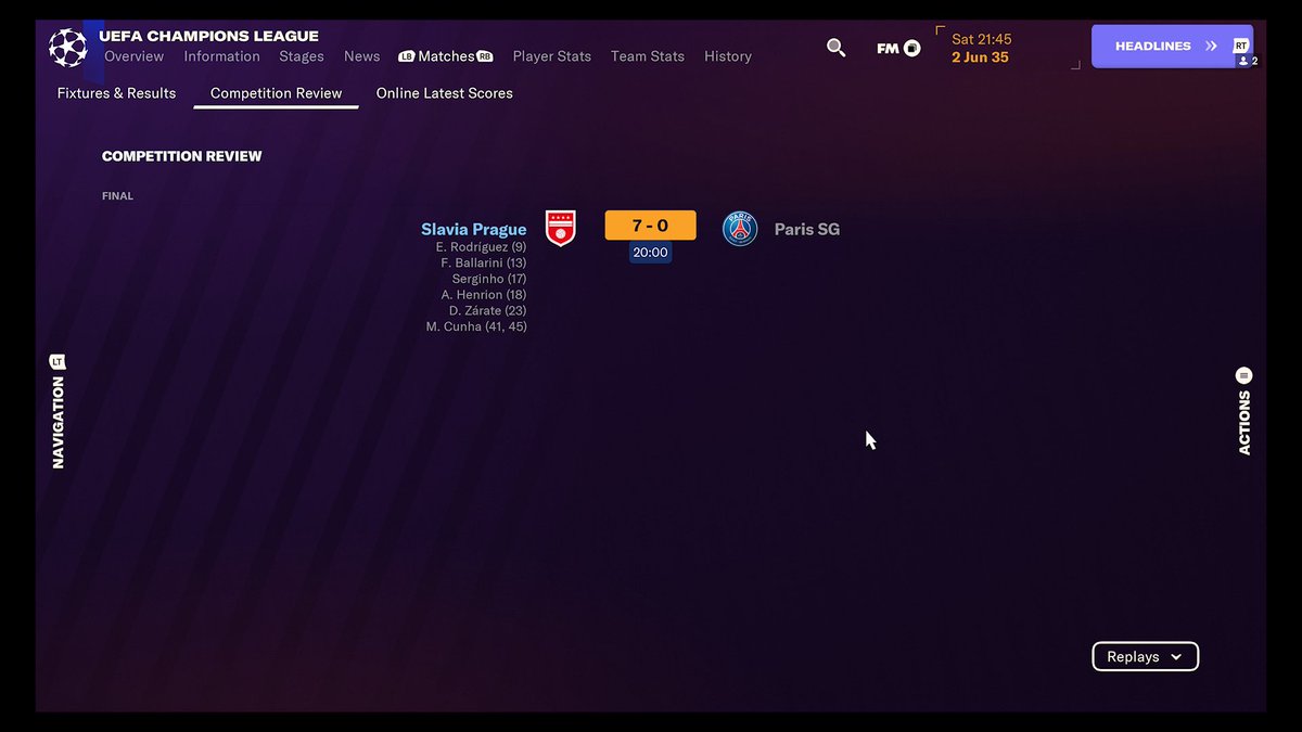Doing a Czech online save with <a href="/DomStacey06/">DomStacey</a> and just won the champions league final 7-0... At half time... Aswell as beating Liverpool 10-2 on aggregate in the semis... Still trying to figure out what just happened <a href="/OmegaLuke/">Omega Ω Luke</a>