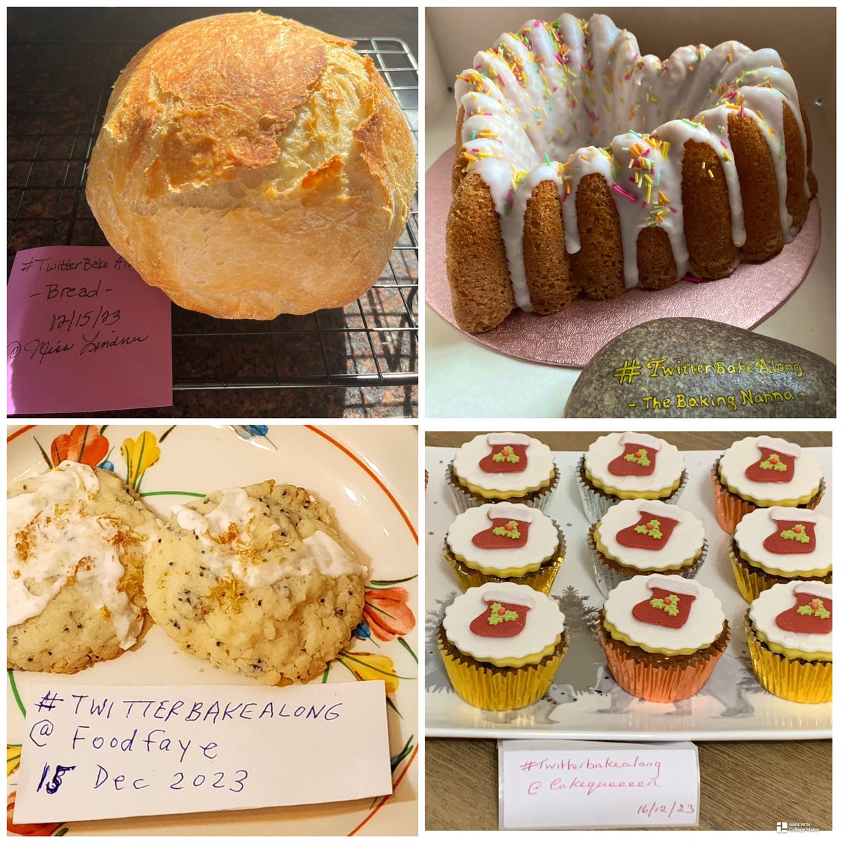 Rob_C_Allen's tweet image. We’ve a lot of people getting into the festive mood, thus we’ve another selection of bakes this week so far. 🎅 keep the #FestiveBakes coming #TwitterBakeAlong