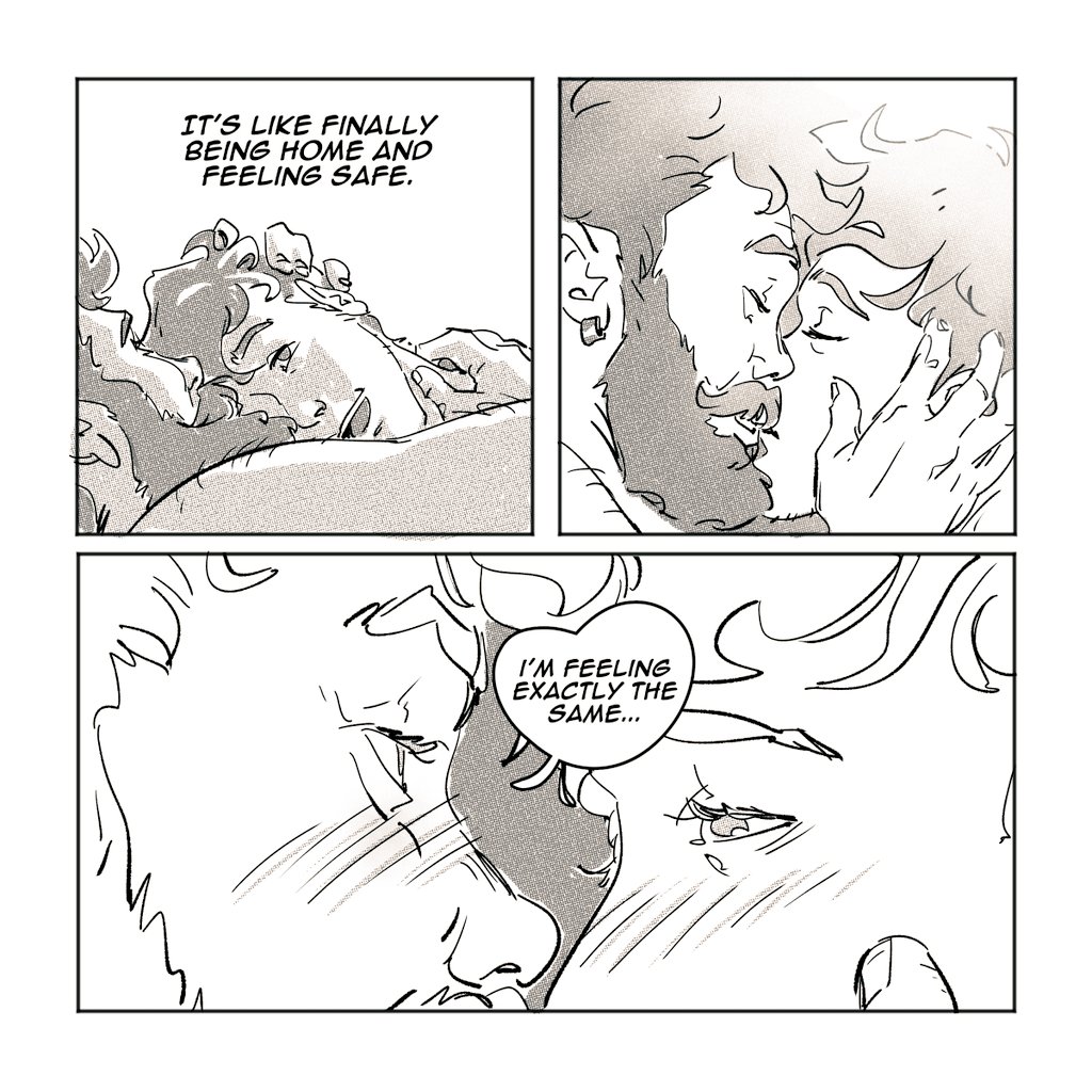 Jorge and Jack falling in love 🌈💖🔥
#myhairyromance #leon #gayart #comic #romance #lgbt
