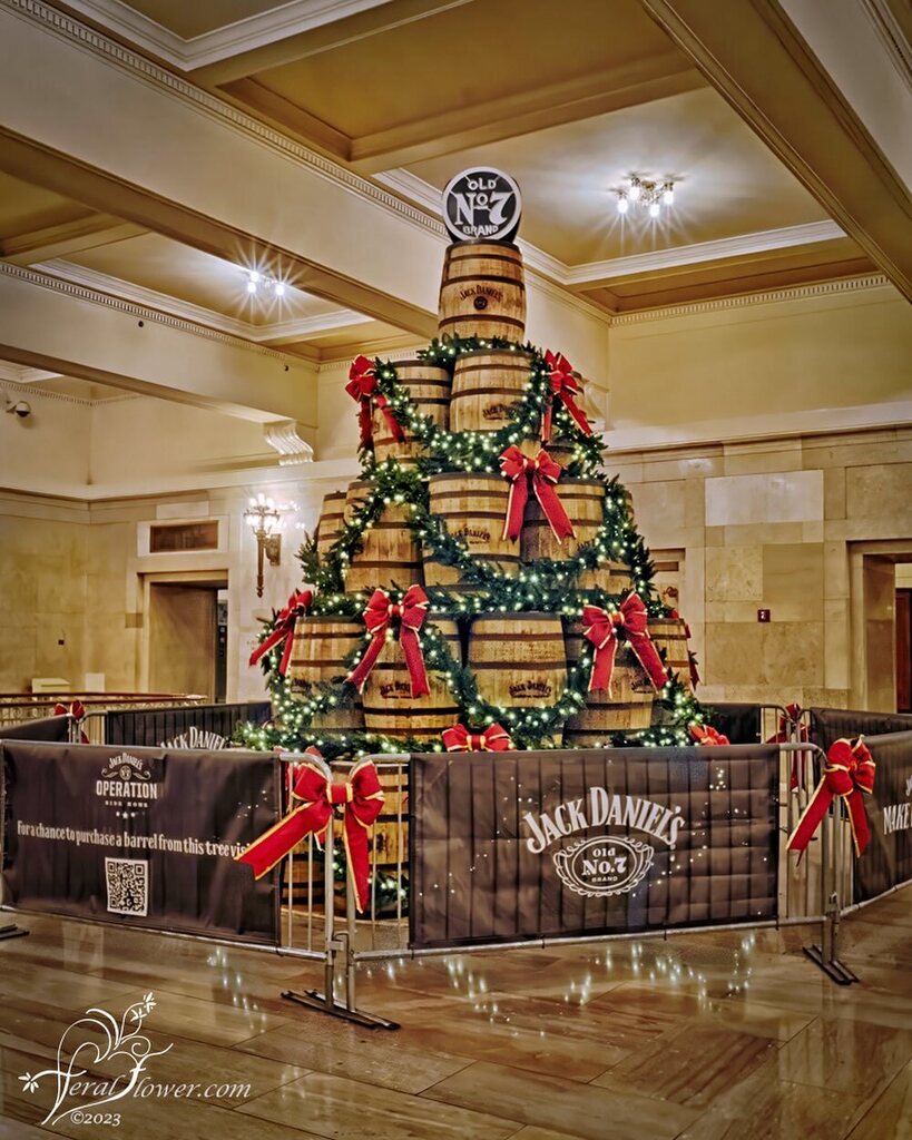 A beautiful, officially licensed Jack Daniel's ornament. Dress up the  Christmas tree with one of these