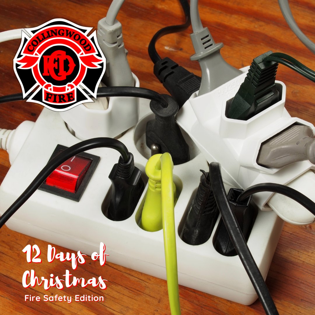 Town of Collingwood on X: The holidays are a great time for fire safety  reminders! 🔌Don't “overextend” your outlets! Extension cords are a  temporary solution; if more outlets are required, have them