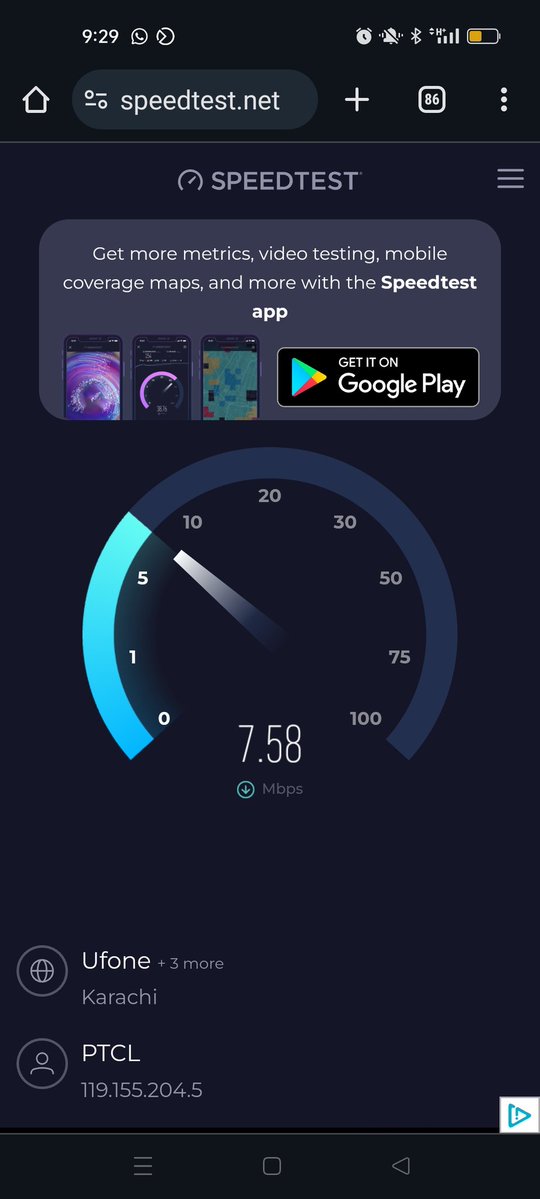 This is the current state of YouTube on stormfiber and on Ufone4G. Refreshed multiple times, loaded the home screen once then again went into buffering. The speed test is there to verify. They actually messed with the internet affecting millions of subscribers and hundreds of…