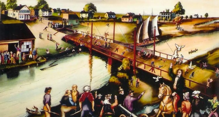 From the archives: The Bridge War of 1845, and how the streets got their names milwaukeerecord.com/city-life/old-…