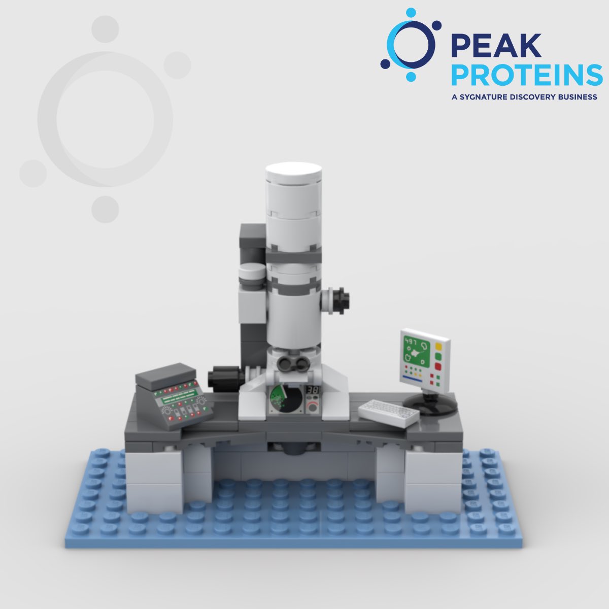 'Building' up to the Holiday Season - Day 17.

As part of our Cryo-EM workflow we offer the option of preparing negative stain grids &amp; analysing them under a Transmission Electron Microscope. Here we assess the protein particle quality and suitability for proceeding to Cryo-EM.