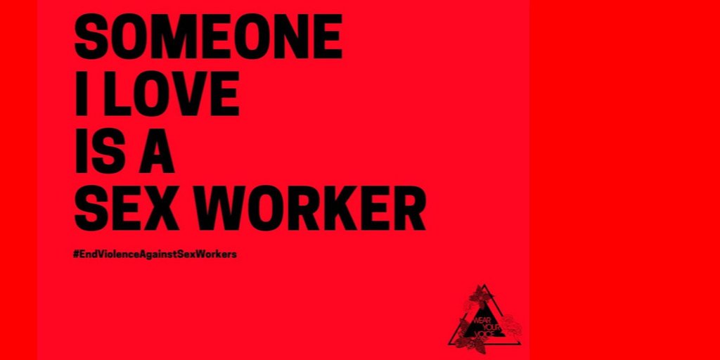 Today is the Internat'l Day To End Violence Against Sex Workers. Each and every #SexWorker, regardless of gender or job title, deserves to live, love, and work in safety. If you want to know how you can help, advocate for #Decriminalization. #IDTEVASW #SomeoneILoveIsASexWorker