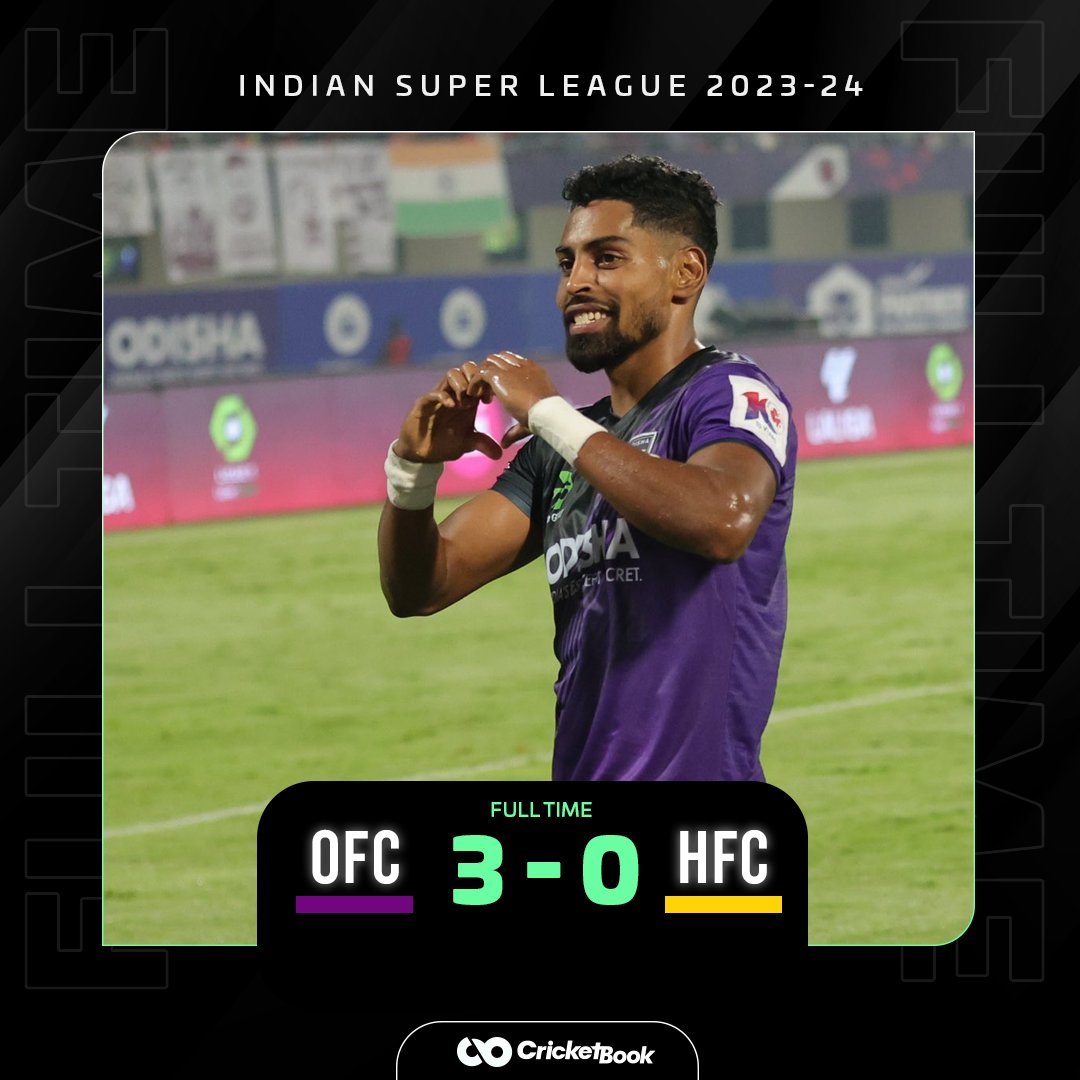 Odisha FC thrashed Hyderabad FC by 3-0 in the ISL clash!

#OdishaFC #HyderabadFC #OFC #HYFC #OFCvHYFC #ISL #ISLclash #ISLFever #ISLForever #CricketBook