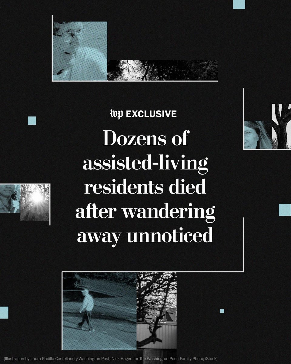 Exclusive: Over the last five years, more than 2,000 people have wandered away from assisted-living and dementia-care units or been left unattended outside, according to an exhaustive search by The Washington Post. Nearly 100 people died — though the exact number is unknowable