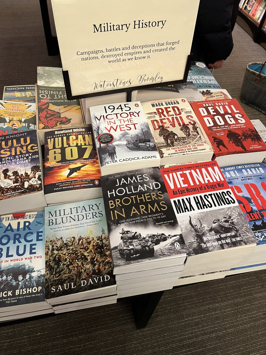 Love seeing books from guests we’ve had on @FightingOnFilm over the last few years, @James1940 @sauldavid66 @militaryhistori @MarkUrban01! #history #books