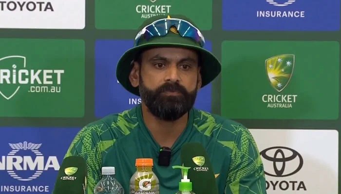 Mohammed Hafeez said, 'Pakistan can still beat Australia here in Australia'.