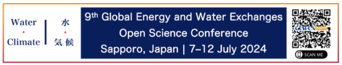 Double Fun! Registration for the 9th GEWEX Open Science Conference is now open! For information visit gewexevents.org/meetings/gewex… A new GEWEX E-News has been published. You can find the latest GEWEX E-News a archive.aweber.com/awlist3900739/…