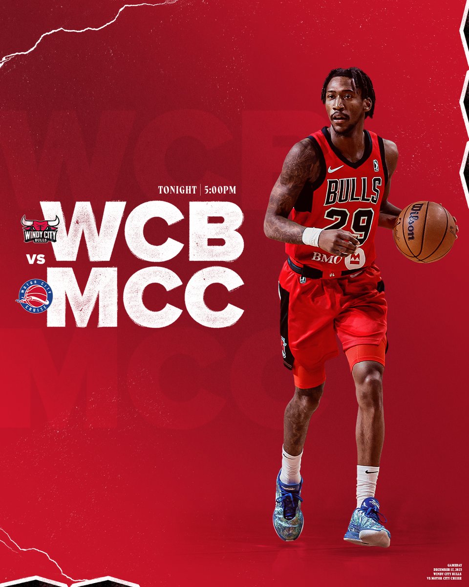 Home game tonight 👀🔴 🆚 @MotorCityCruise 📺 @NBCSChicago ⏰ 5:00PM 📍 @NOW_Arena