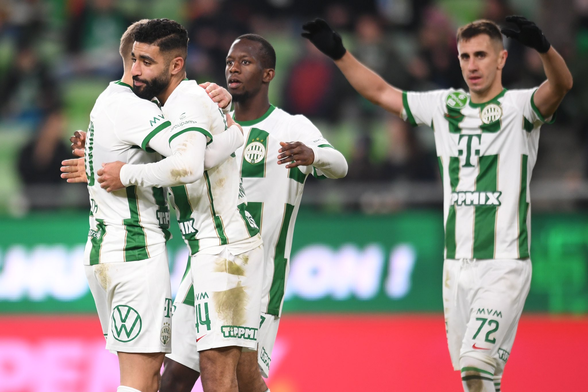 BUDAPEST, HUNGARY - APRIL 2: Krisztian Lisztes of Ferencvarosi TC