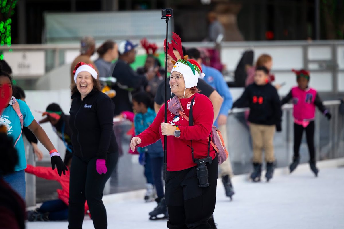 Thank you @HoustonChron @Nancyinthemedia & colleagues for supporting the 8th annual Year of Joy Holiday Ice Skating Party @DiscoveryGreen. It takes a village to bring such joy to children. Thank you! (Photos Annie Mulligan for Year of Joy) @sgonzalezkelly @jkarnickihc @egconley