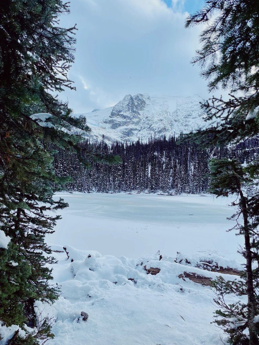 Winter❄️ hike to Joffre lakes and it turned out to be a different experience☃️☃️