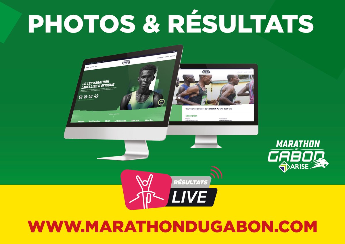 📸🏃‍♂️ REVIVEZ L'ÉMOTION DU MARATHON DU GABON 2023 : TOUTES LES PHOTOS ET LES RÉSULTATS SONT DISPONIBLES SUR NOTRE SITE OFFICIEL ! 🌟🌐 marathondugabon.com
💙🏅 #mdg2023 #RunGabon #MarathonDuGabon