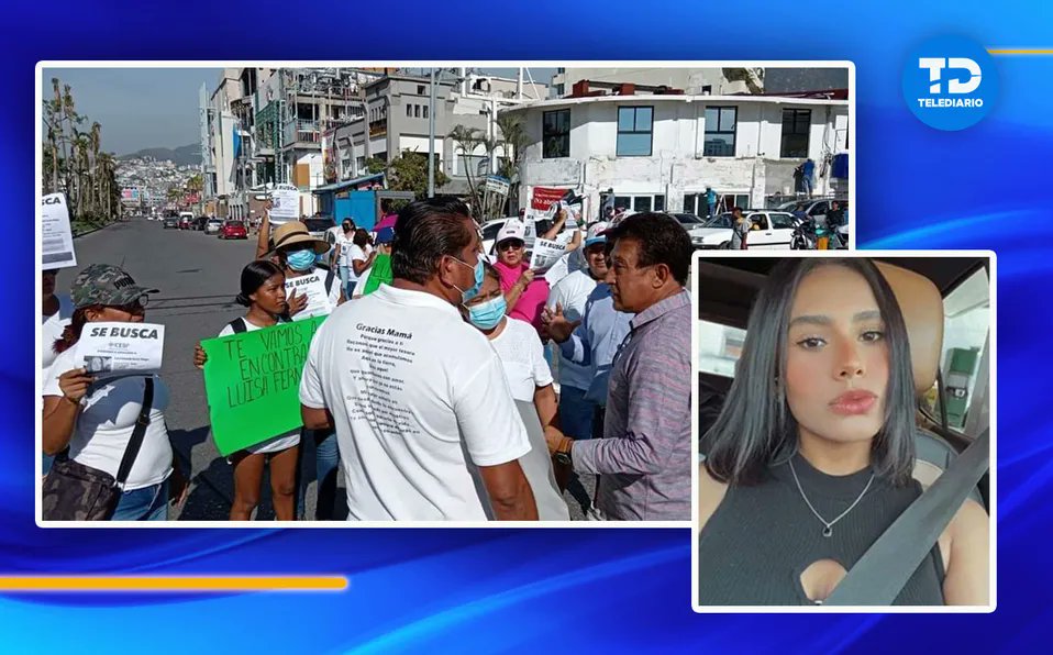 Familiares de Luisa Fernanda bloquean vialidades de #Acapulco para exigir su aparición telediario.mx/comunidad/desa…