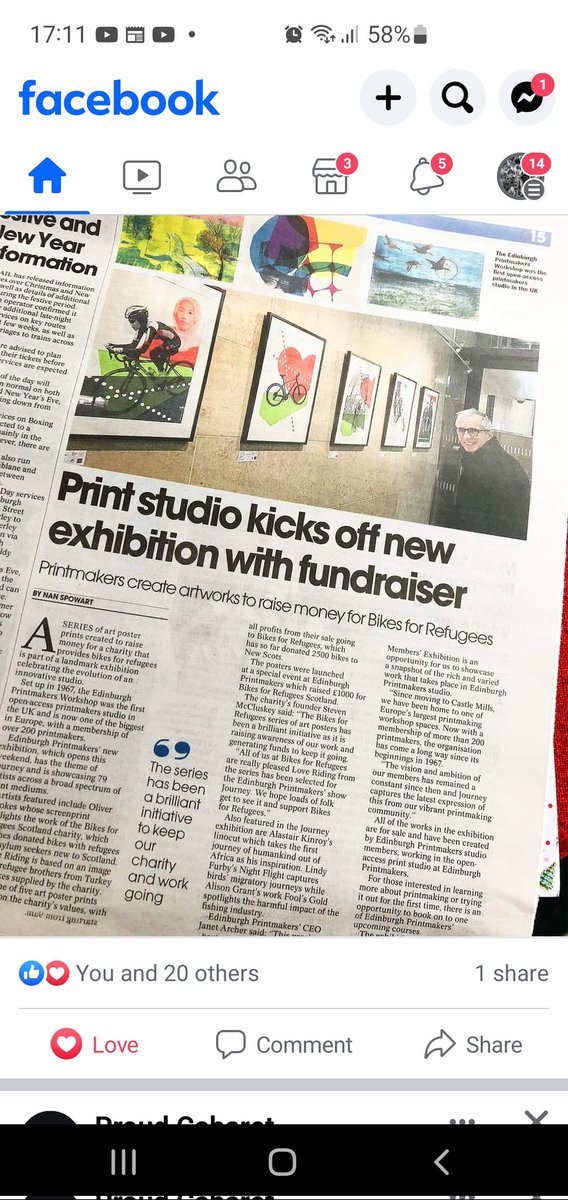 Bikes for Refugees (Scotland) π§‘ (@bikes4refugees) on Twitter photo There are many different creative ways in which people can support BfR & our vital work such as these wonderful bespoke artprints by <a href="/OliverBrookes/">Oliver Brookes</a> as featured in the Sunday <a href="/ScotNational/">The National</a> π There are many different creative ways in which people can support BfR & our vital work such as these wonderful bespoke artprints by <a href="/OliverBrookes/">Oliver Brookes</a> as featured in the Sunday <a href="/ScotNational/">The National</a> π
