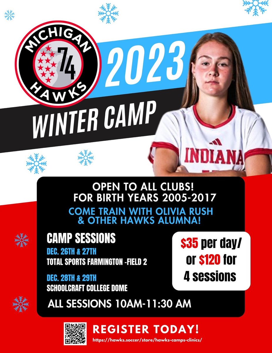 @Michigan_Hawks (@michigan_hawks) on Twitter photo More training opportunites with the <a href="/Michigan_Hawks/">@Michigan_Hawks</a>! Register today at hawks.soccer/store/hawks-ca⦠#DreamBig More training opportunites with the <a href="/Michigan_Hawks/">@Michigan_Hawks</a>! Register today at hawks.soccer/store/hawks-ca⦠#DreamBig