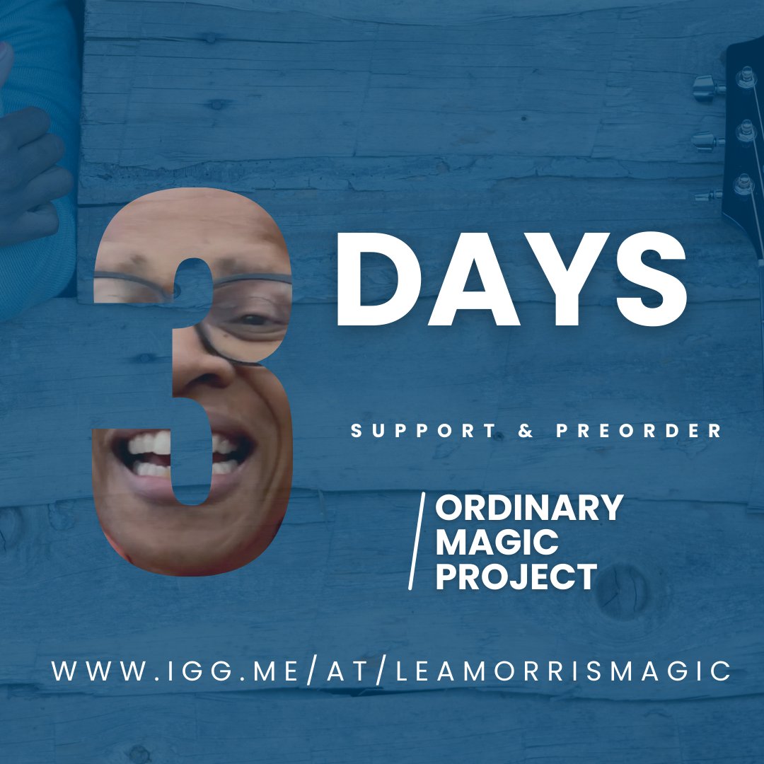 Thank you for being part of the magic! igg.me/at/LeaMorrisMa…