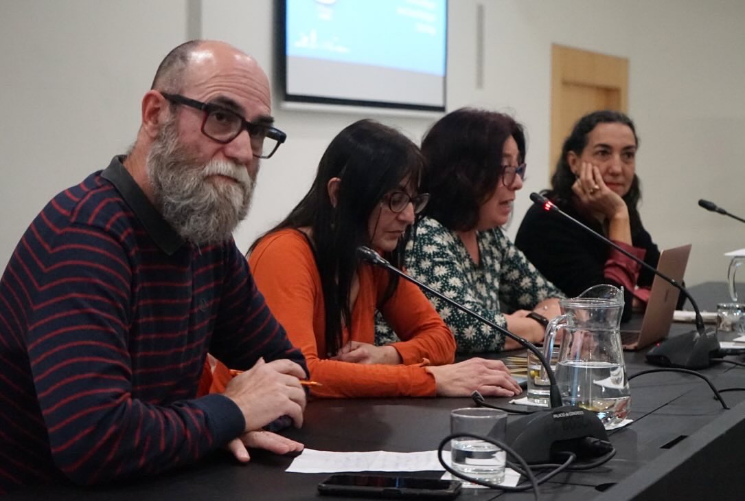 CHARLA/COLOQUIO “LA NUEVA CENSURA” Chelo Veiga, Ana Garralón, Mónica Rodríguez y Javier García Rodríguez