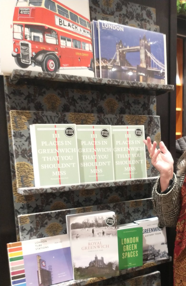 A nice present for people who love #Greenwich its hidden History and lesser known places, 111 of them @111places, signed copies <a href="/BooksGreenwich/">WaterstonesGreenwich</a> #shoplocal