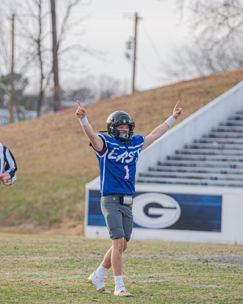 NCCoachesAssn's tweet image. .@TheBradyFitch shares photos of Tyler Davis of Gray’s Creek from Saturday’s East-West All-Star game.