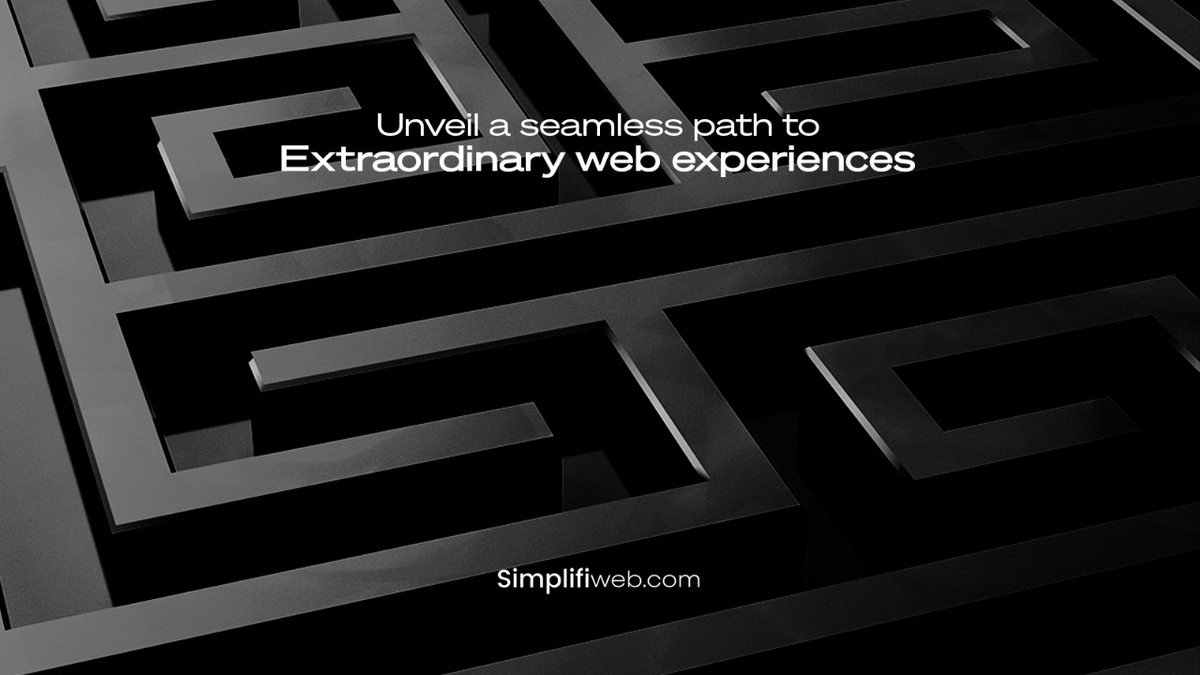 SimplifiAgency's tweet image. Embark on the journey to captivating web design with Simplifi! Unlock the maze of possibilities and elevate your online presence. Ready to unveil a mesmerizing digital experience? #SimplifiDesign #DigitalMaze #WebJourney