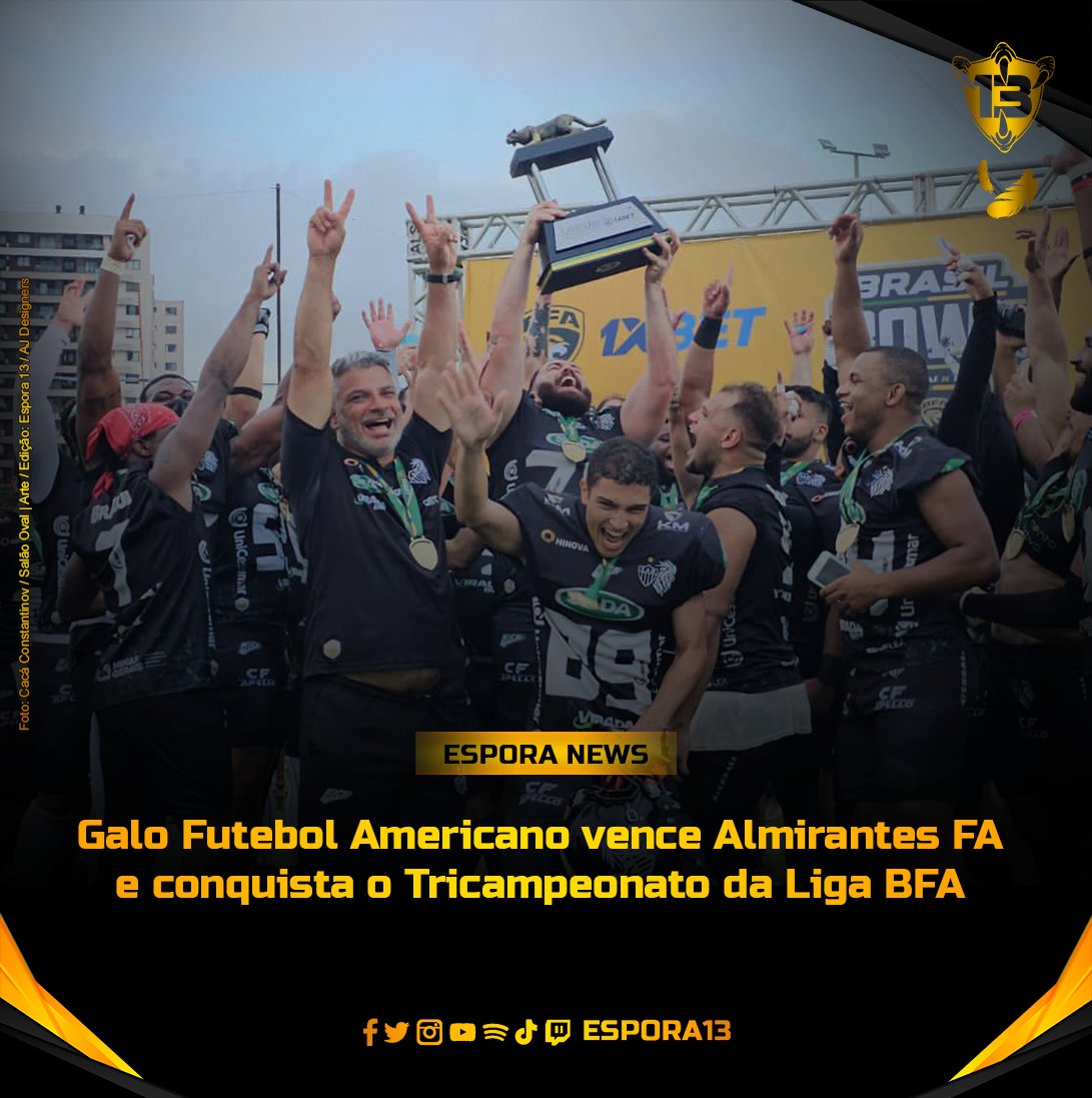 Sorriso Hornets enfrenta o Galo Futebol Americano no sábado