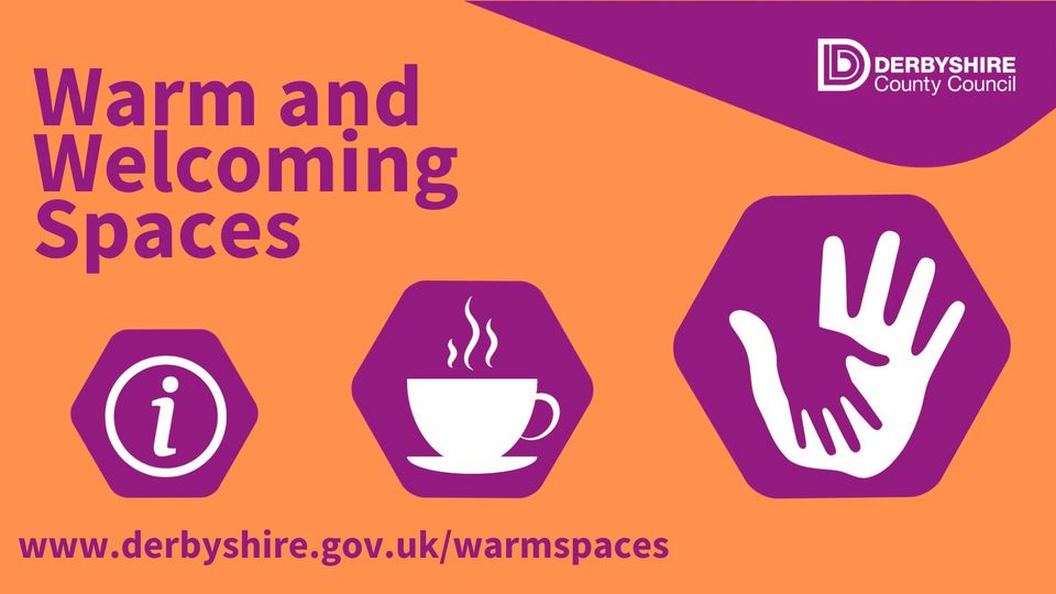 ❄️Winter can be lonely for some, but there’s a warm welcome at many venues across #Derbyshire. If you’re able, why not visit a Warm & Welcoming Space where you’ll find company, seating & a cuppa? To find one near you, visit the @Derbyshirecc website: ow.ly/pQC850QiLxz