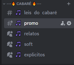 Eu to terminando de organizar o meu discord (que vou usar pros projetos de live / youtube / games e etc)