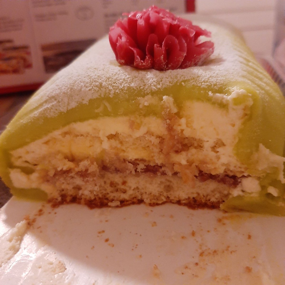The best Swedish cake,dressed in marzipan🥰🍰
It's called Princess Cake

#homemade
#Sweden
#Princess #princesscake #swedishfood #Food #foodphotography #yummi