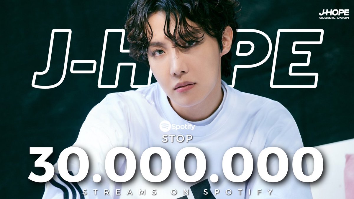 'STOP' by j-hope has surpassed 30M streams on Spotify🤍 (open.spotify.com/track/1XIIvx9S…) #jhope #JackInTheBox @BTS_twt