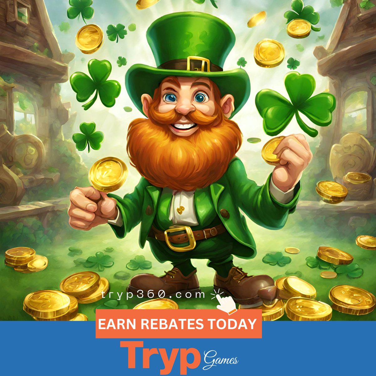 Feeling lucky? 📷📷 Visit us at Tryp360.com to sign up today and play the Lucky Irish game! 📷📷 Earning real rebates has never been easier, or more fun! 📷 #Tryp360 #LuckyIrish #RealRebates #FunAndEarnings