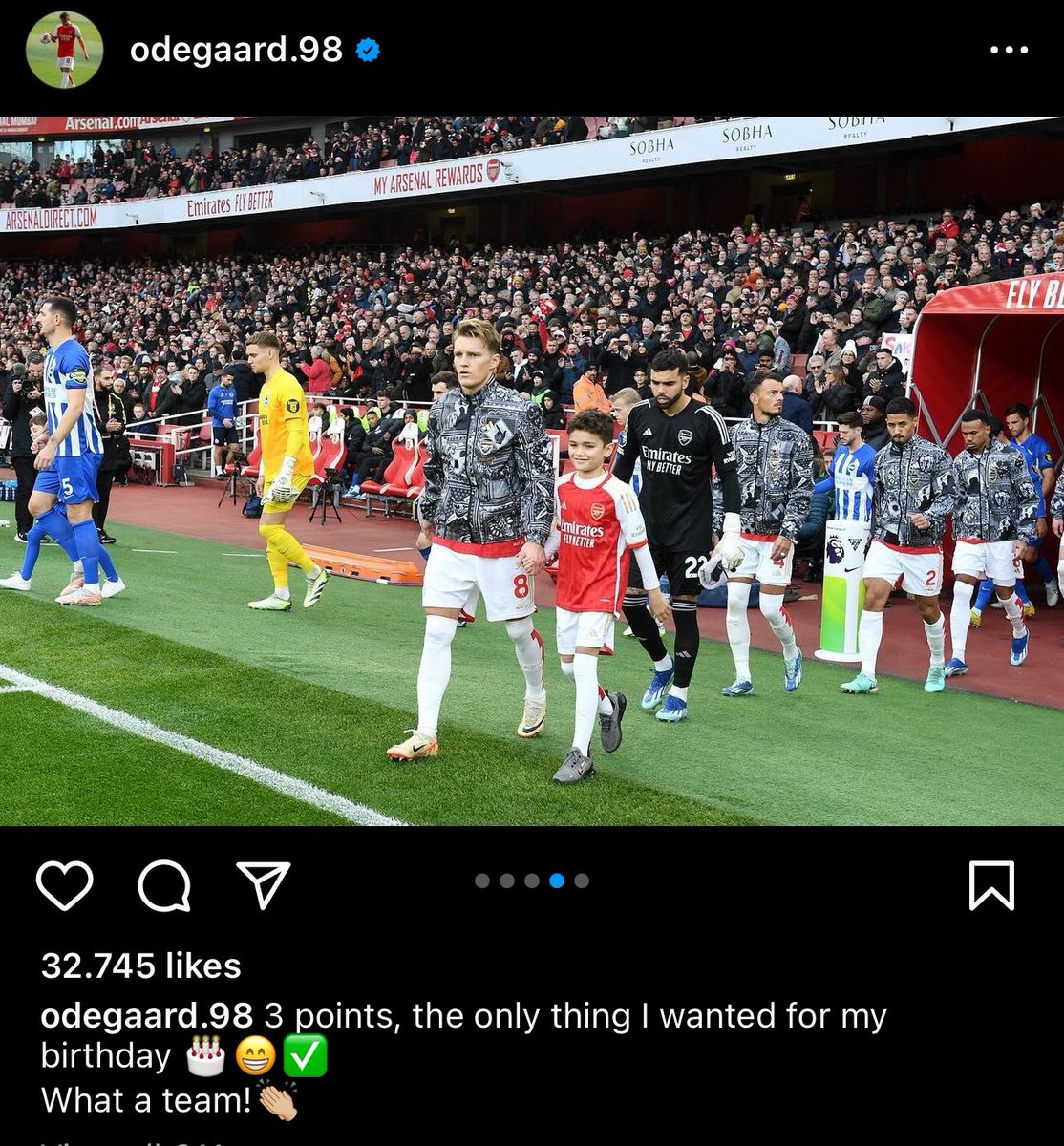 🚨 Martin Ødegaard on Instagram! 🎂