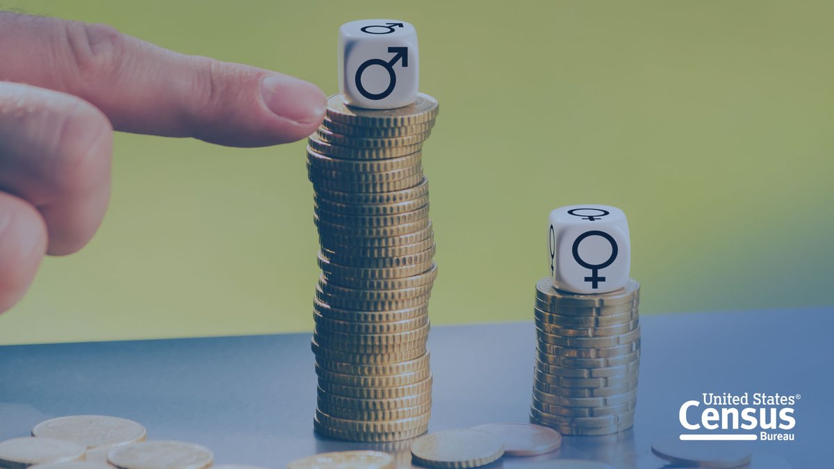 uscensusbureau's tweet photo. #ICYMI: Men earned more than women even when they had a bachelor’s degree in the same field, according to #CensusData.

Learn more on #AmericaCounts.

▶️ https://t.co/vunPSZvg6i

#employment #GenderWageGap #WageGap https://t.co/vZhWe0ol7W